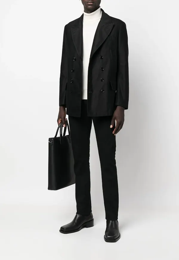 TOM FORD dubbelknäppt finblazer - Svart