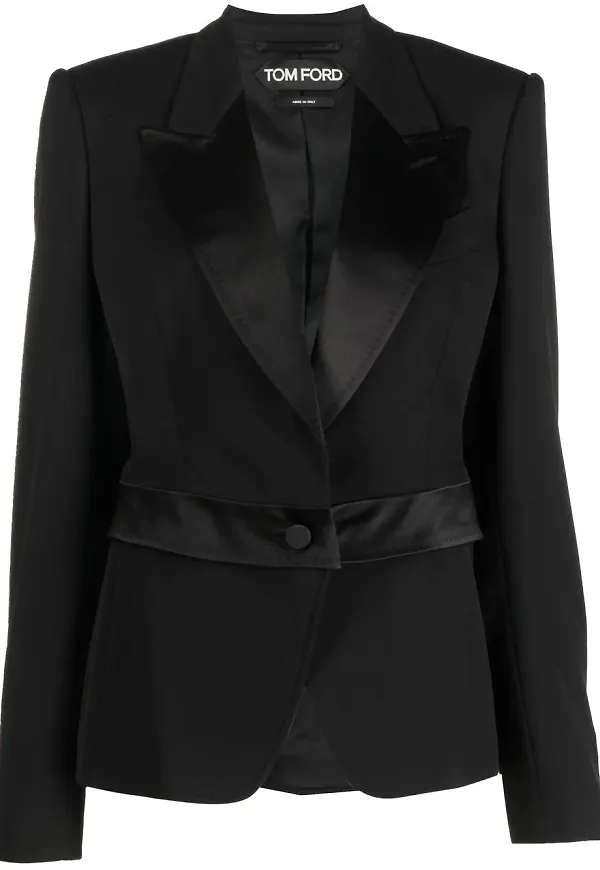 TOM FORD enkelknäppt blazer - Svart