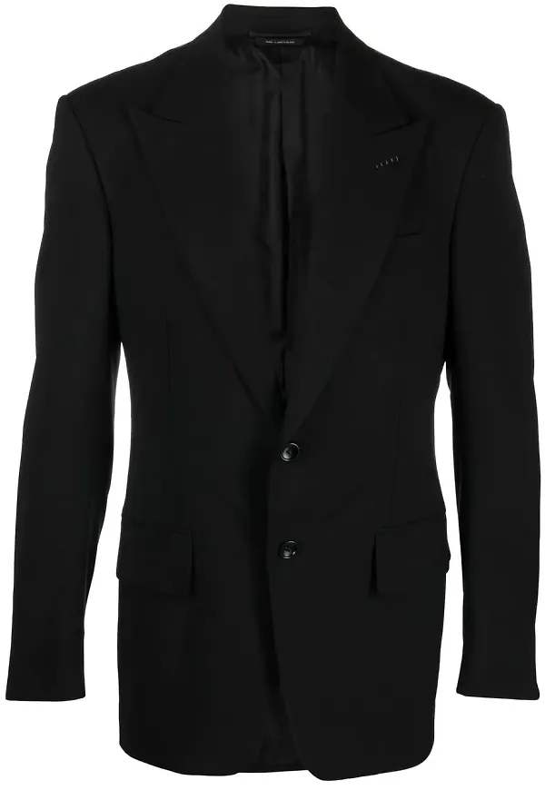 TOM FORD enkelknäppt blazer - Svart