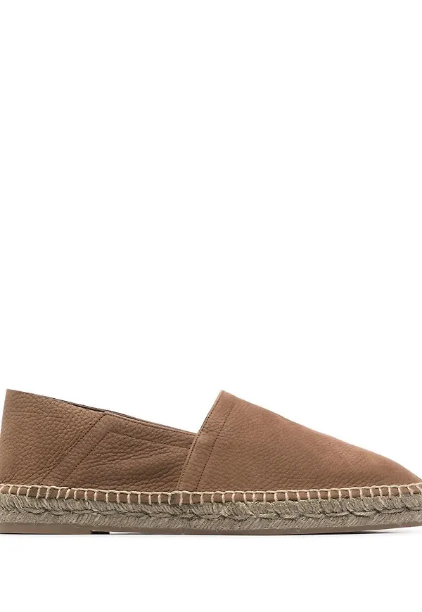 TOM FORD espadrillos i kornigt läder - Brun