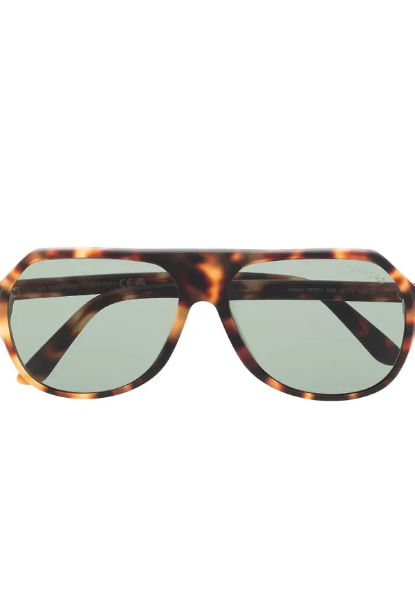 TOM FORD Eyewear pilotsolglasögon - Brun