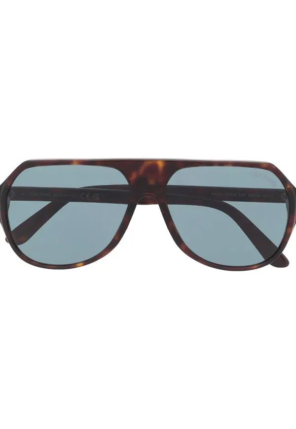 TOM FORD Eyewear pilotsolglasögon - Brun