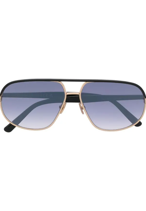TOM FORD Eyewear pilotsolglasögon - Svart