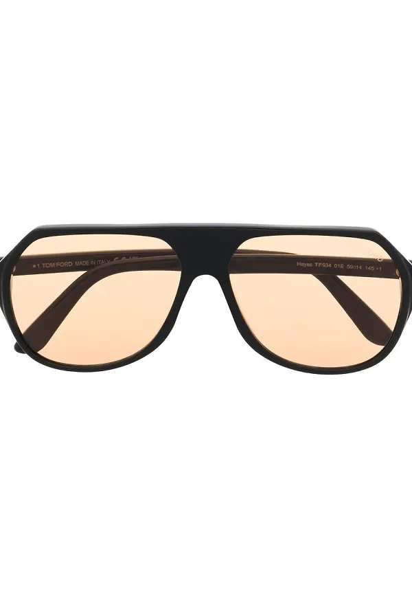TOM FORD Eyewear pilotsolglasögon - Svart