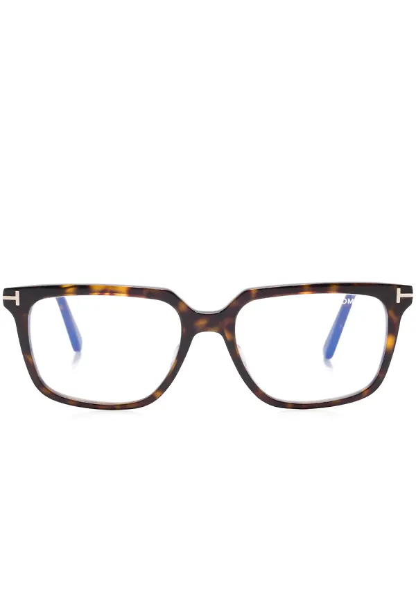 TOM FORD Eyewear rektangulära glasögon - Brun