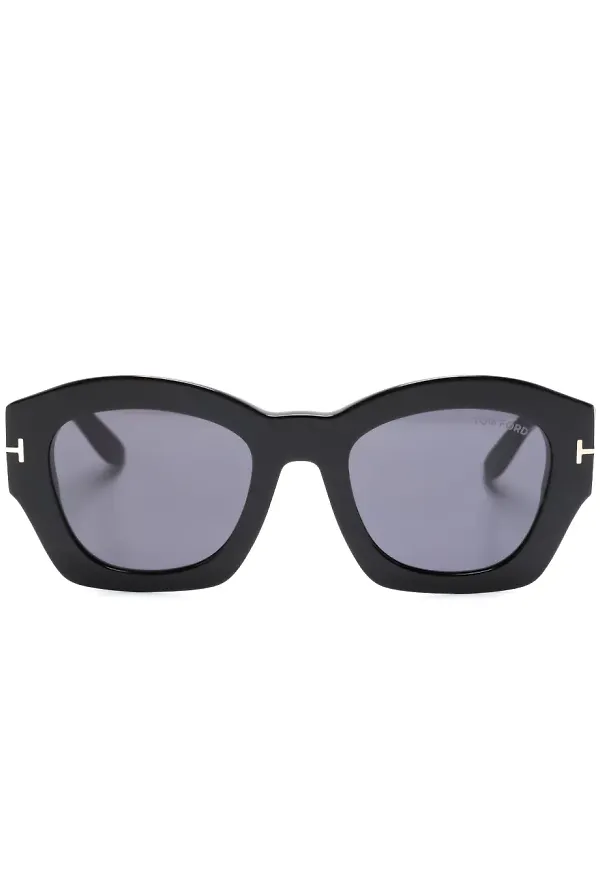 TOM FORD Eyewear runda solglasögon - Svart