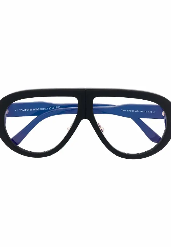 TOM FORD Eyewear Troy pilotsolglasögon - Svart