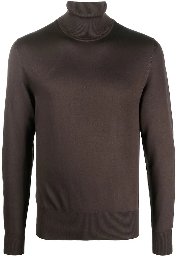 TOM FORD finstickad tröja - Brun