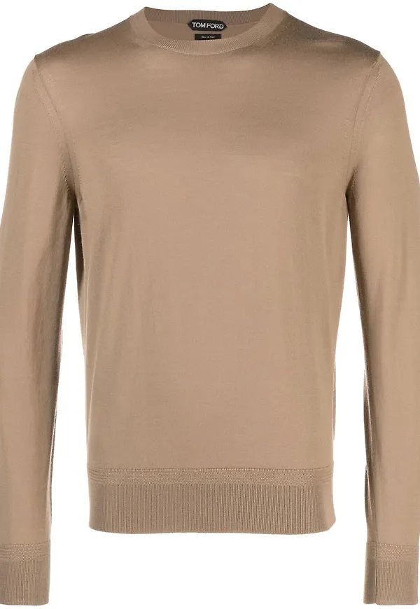 TOM FORD finstickad tröja - Neutral