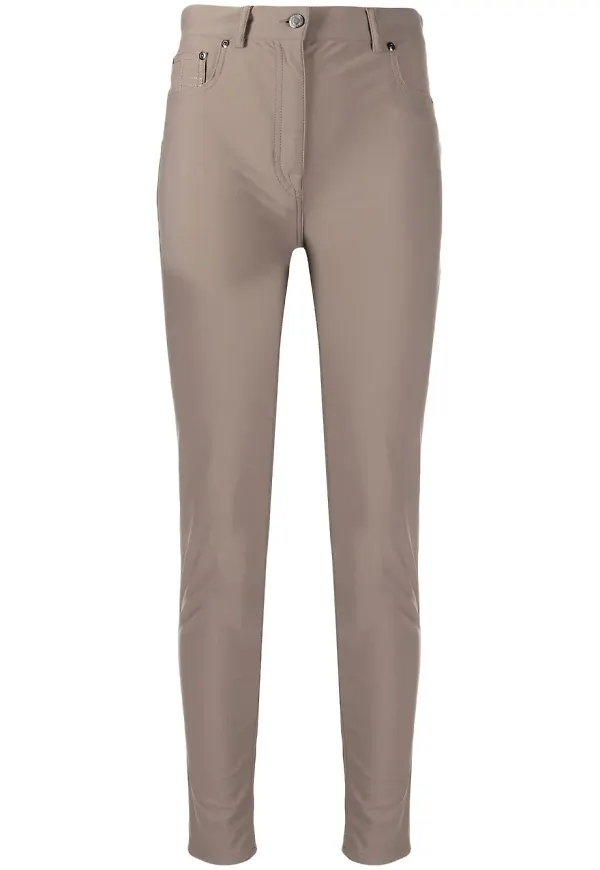 TOM FORD glansiga skinny-jeans - Brun