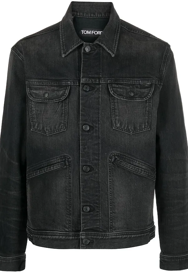 TOM FORD jeansjacka - Svart