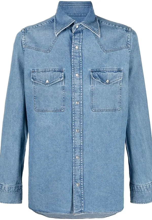 TOM FORD jeansskjorta - Blå