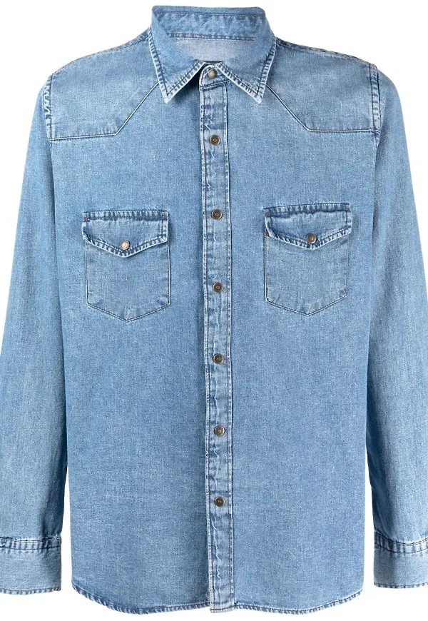 TOM FORD jeansskjorta - Blå