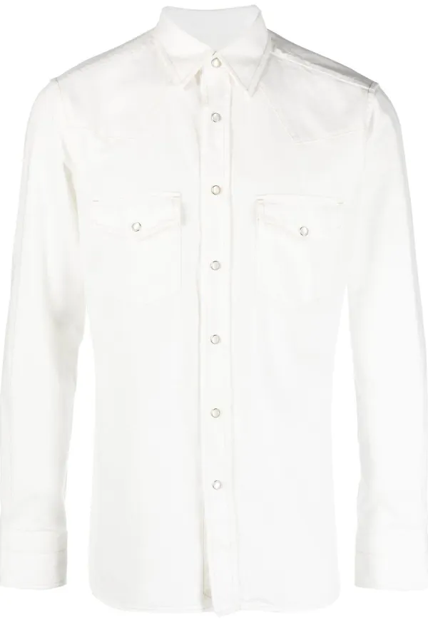 TOM FORD jeansskjorta - Vit