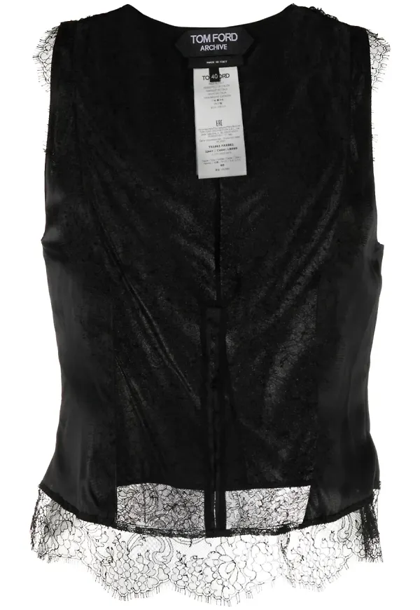 TOM FORD linne - Svart
