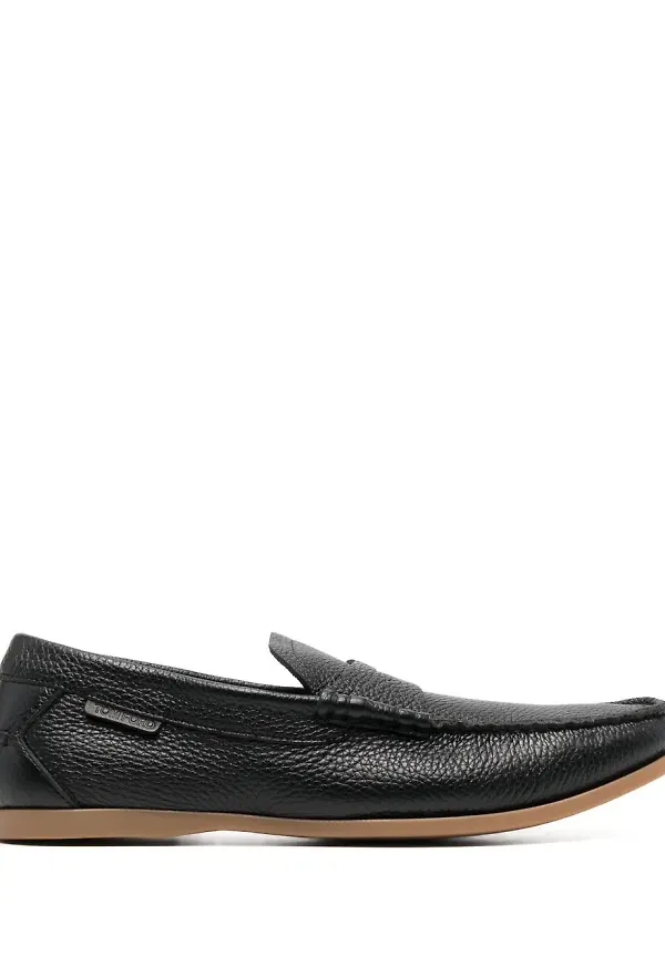 TOM FORD läderloafers - Svart