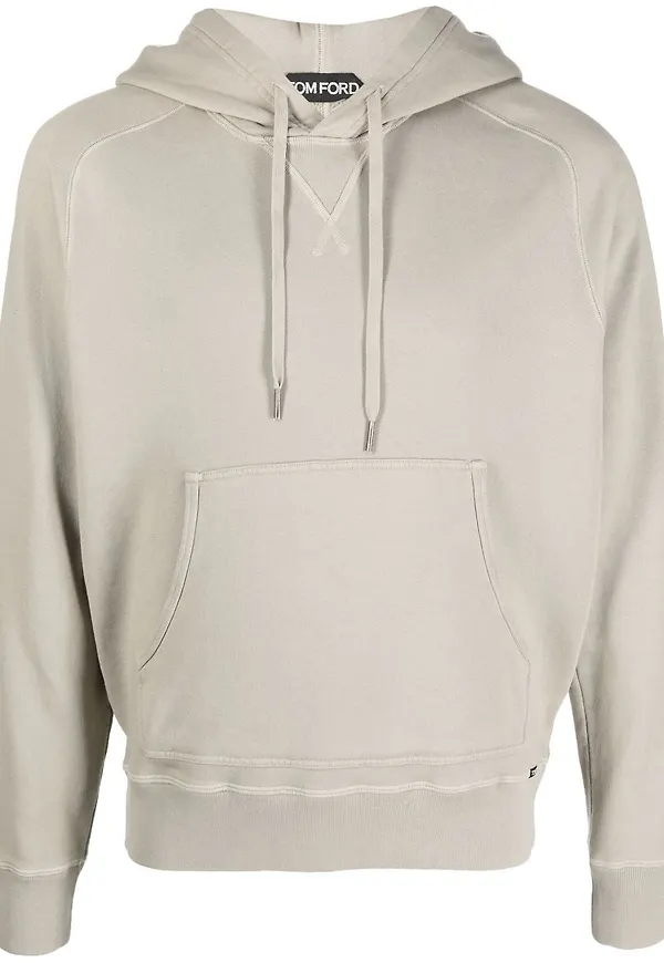 TOM FORD lång hoodie - Neutral