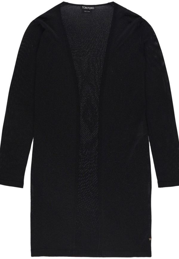 TOM FORD lång stickad kofta - Svart