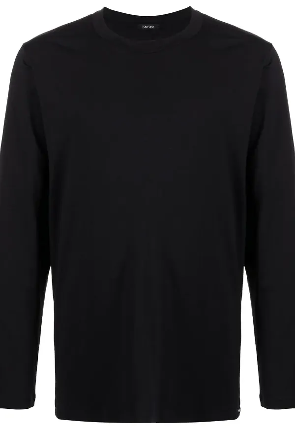 TOM FORD långärmad t-shirt - Svart