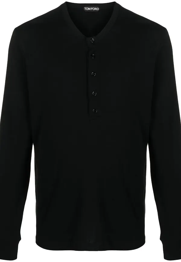 TOM FORD långärmad topp - Svart