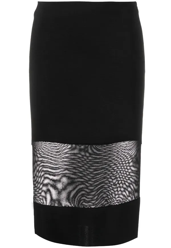 TOM FORD pennkjol med panel - Svart
