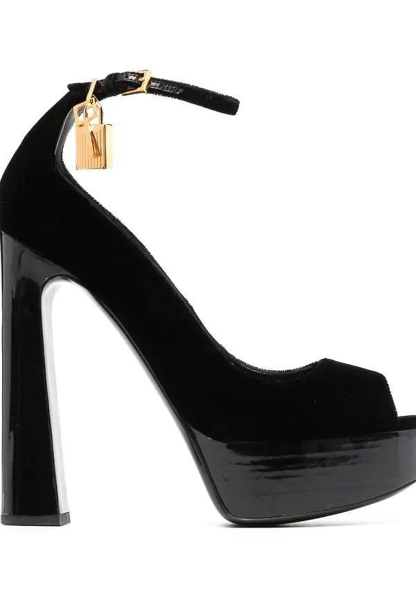 TOM FORD platåsandaler - Svart