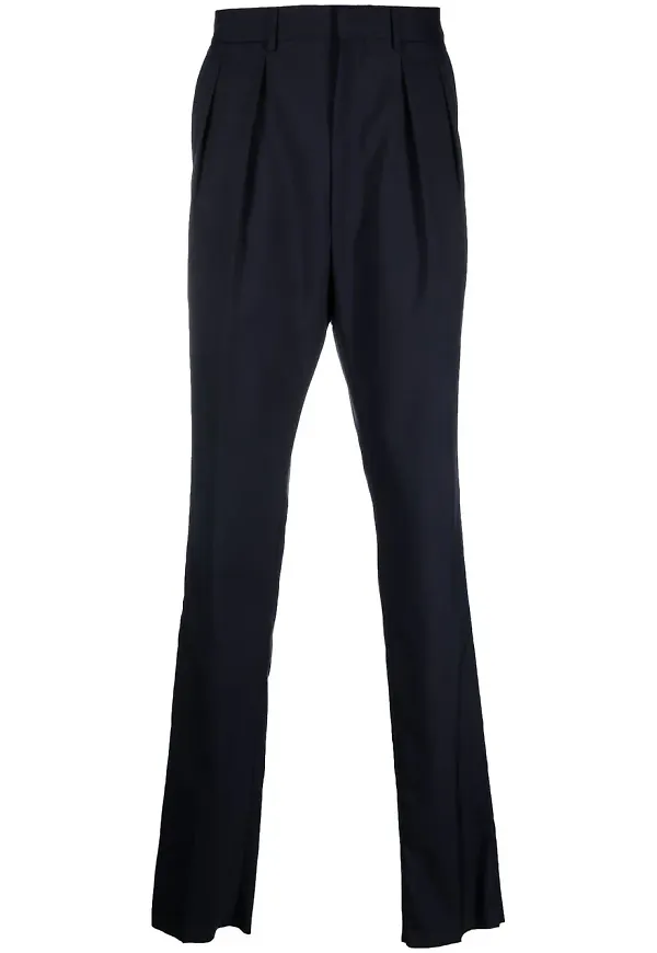 TOM FORD plisserade slacks - Blå
