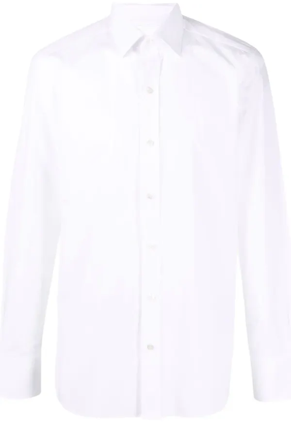 TOM FORD poplinskjorta - Vit