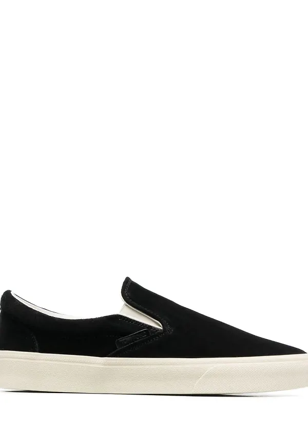 TOM FORD slip on-sneakers i mocka - Svart