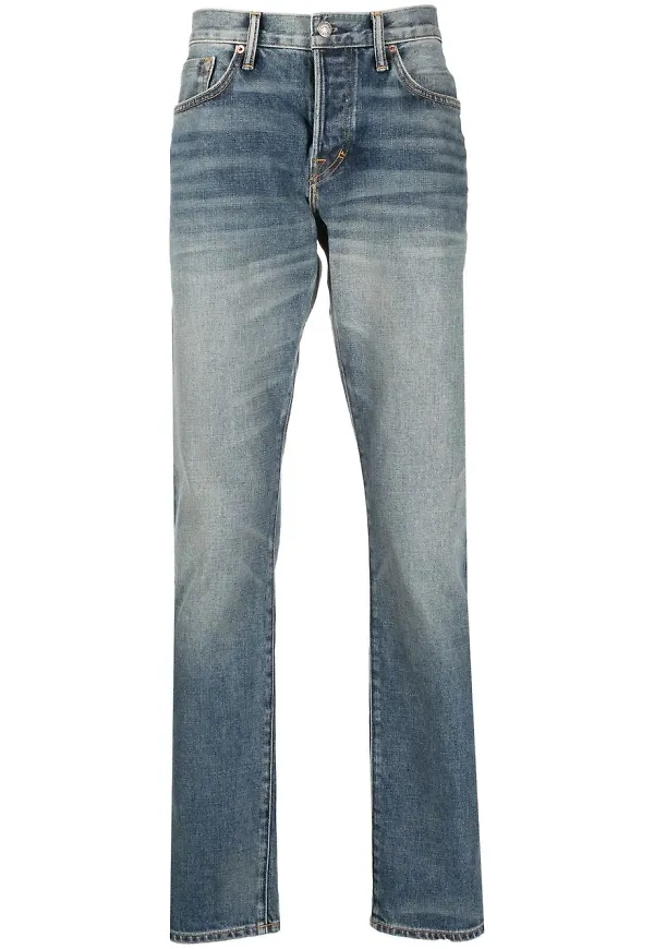 TOM FORD straight-jeans - Blå