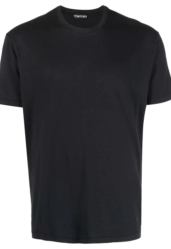 TOM FORD t-shirt med rundad hals - Svart
