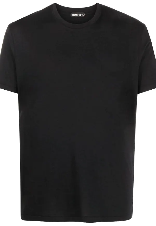 TOM FORD t-shirt med rundad hals - Svart