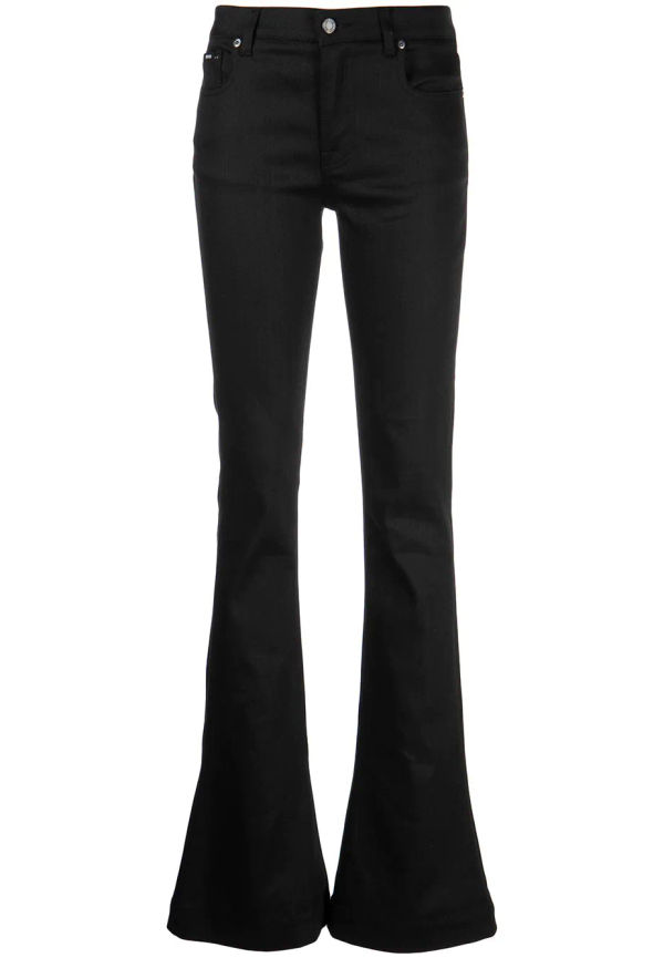 TOM FORD utsvängda jeansbyxor i stretch - Svart