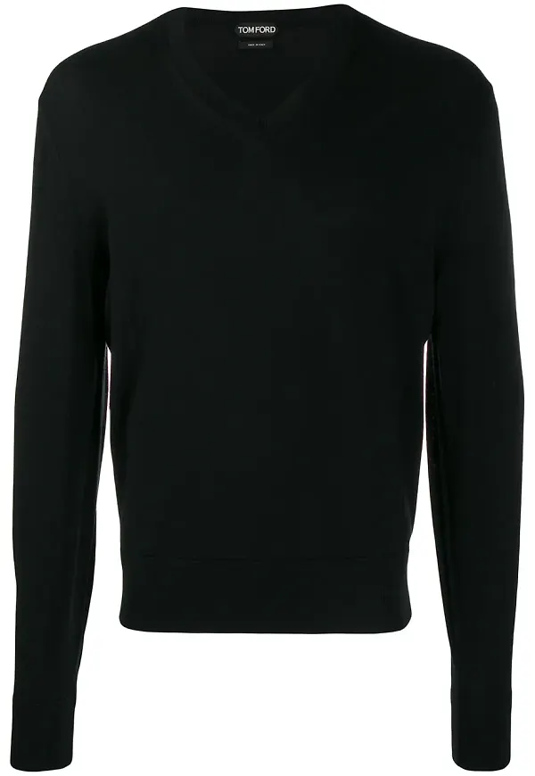 TOM FORD v-ringad tröja - Svart