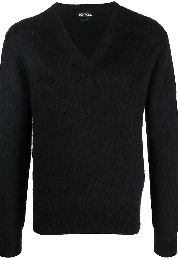 TOM FORD v-ringad tröja - Svart
