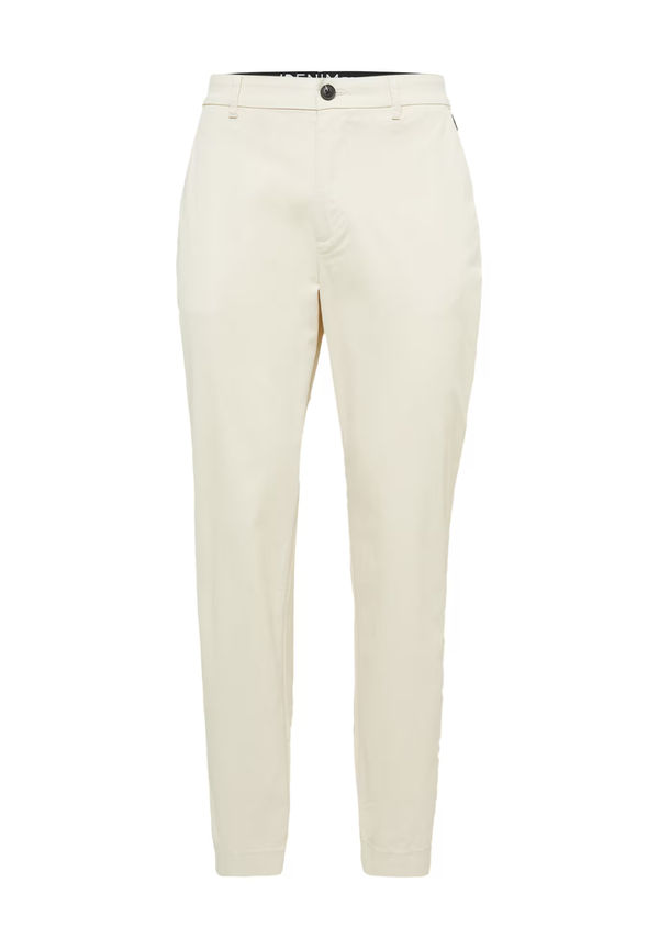 TOM TAILOR DENIM Chinobyxa kräm / svart