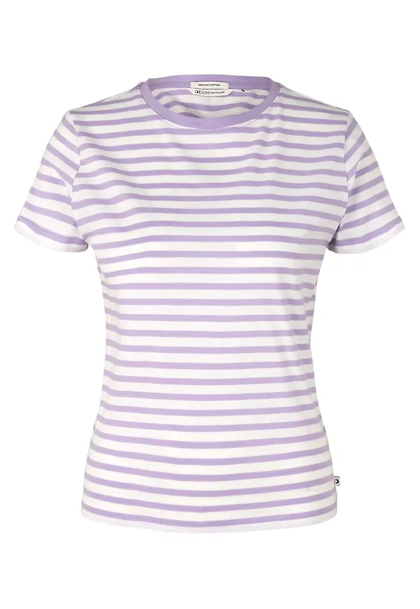 TOM TAILOR DENIM T-shirt lila / vit