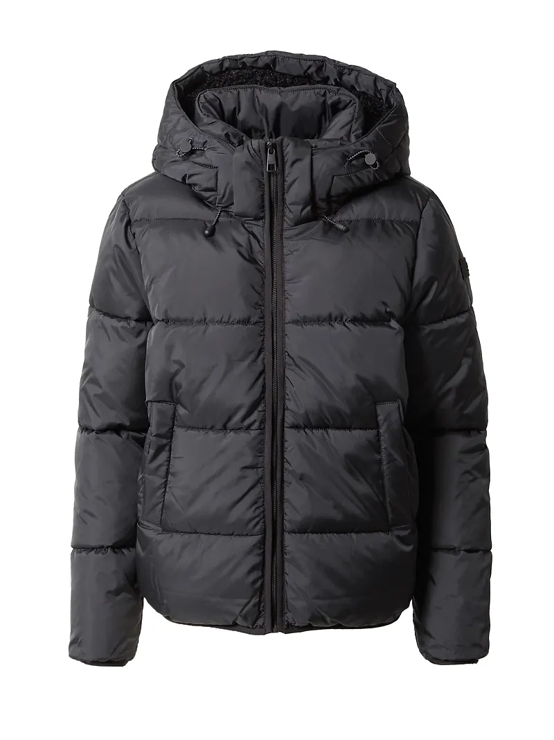 TOM TAILOR DENIM Vinterjacka svart
