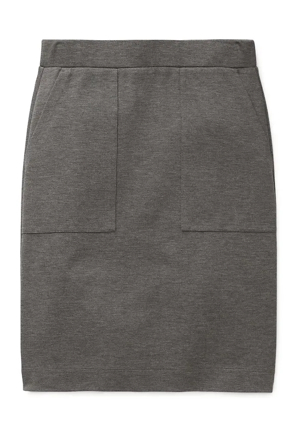 TOM TAILOR Kjol gråmelerad