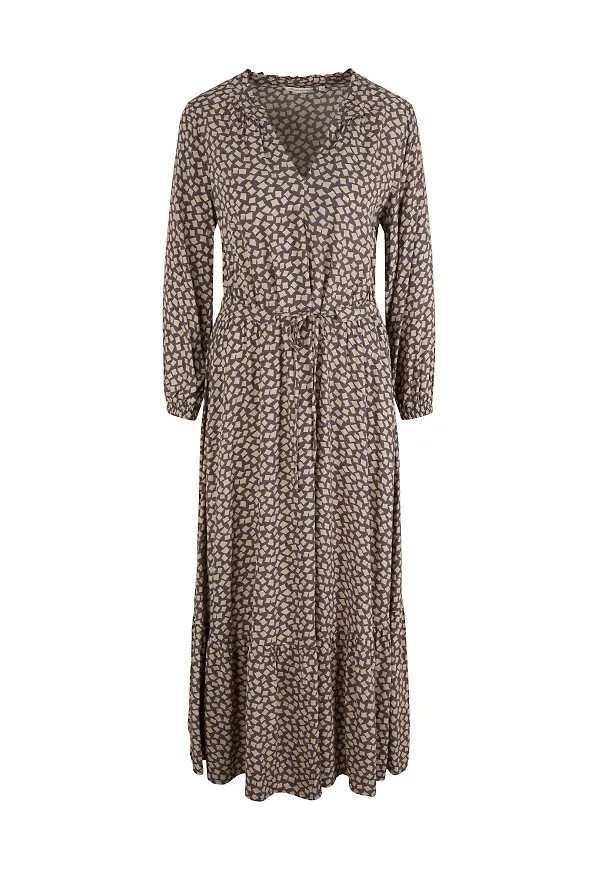 TOM TAILOR Klänning beige / antracit