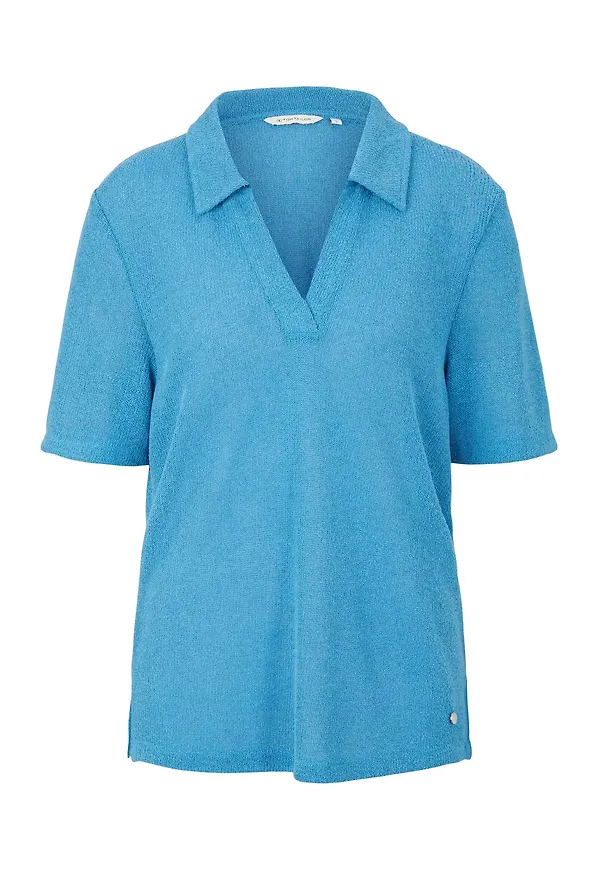 TOM TAILOR T-shirt royalblå