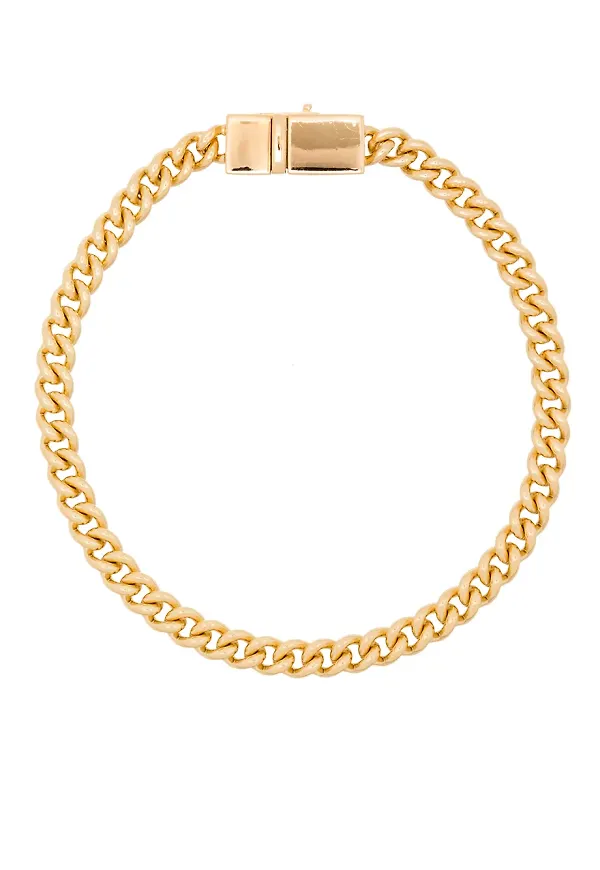 Tom Wood runt tunt armband - Guldfärgad