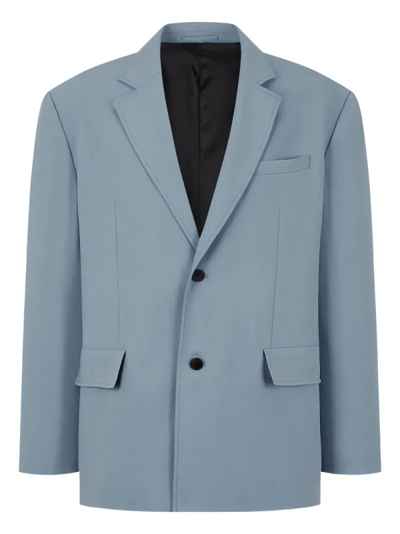TOMBOY enkelknäppt blazer - Blå