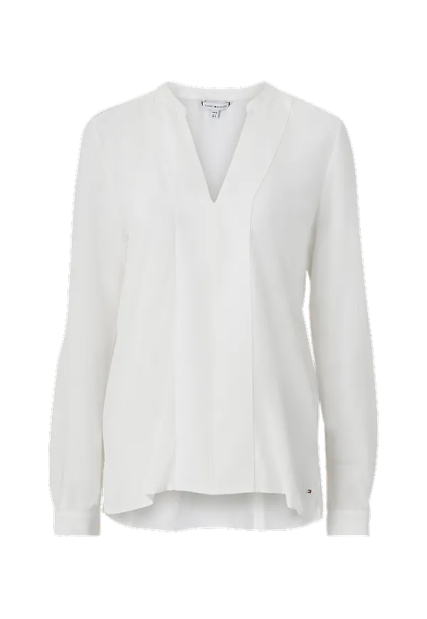 Tommy Hilfiger - Blus Blouse LS - Vit