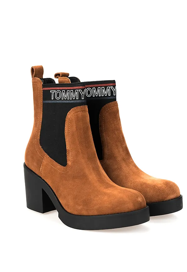 Tommy Hilfiger - Boots - Brun - Dam - Storlek: 40 EU