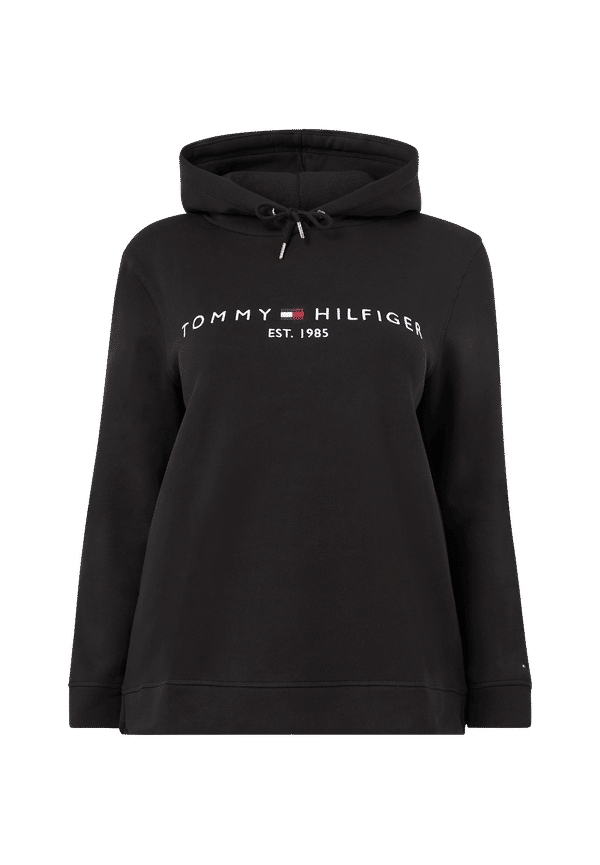 Tommy Hilfiger - Huvtröja Crv Regular Hilfiger Hoodie LS - Svart