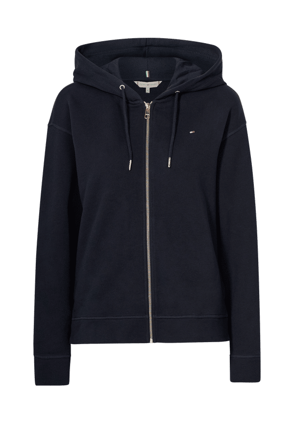 Tommy Hilfiger - Huvtröja Relaxed Full Zip Hoodie - Blå