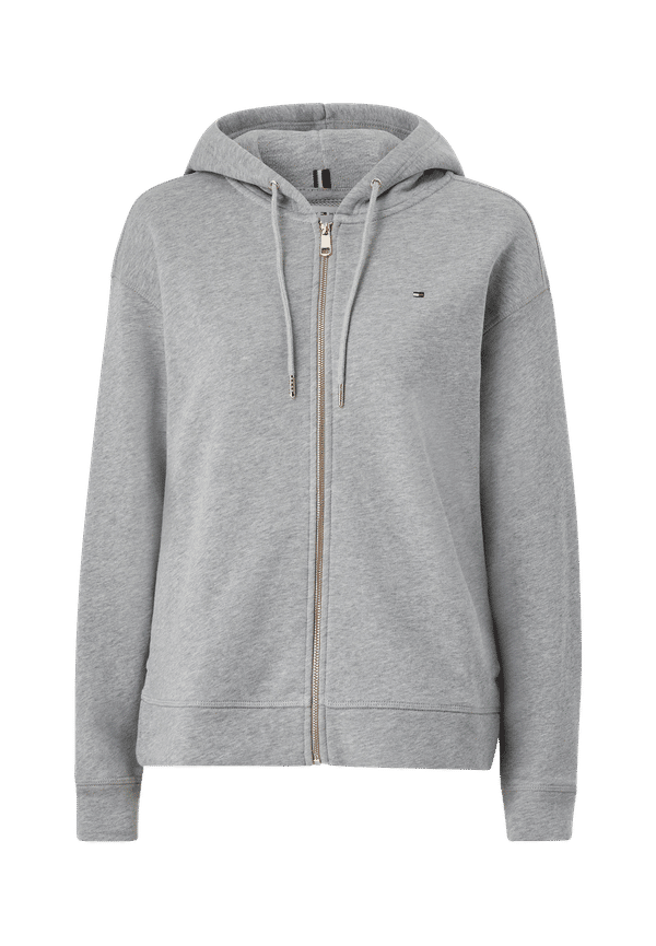 Tommy Hilfiger - Huvtröja Relaxed Full Zip Hoodie - Grå