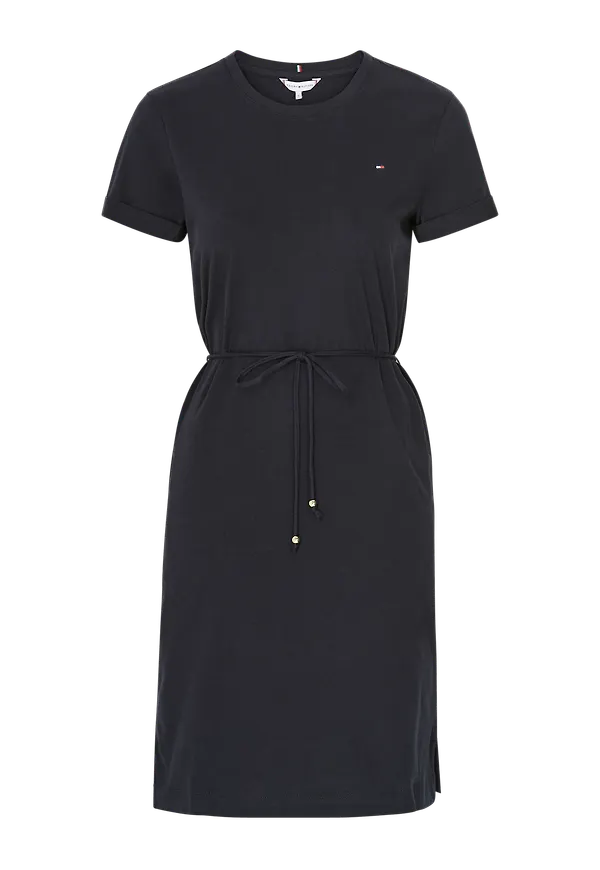 Tommy Hilfiger - Klänning TH Cool C-NK Short Dress SS - Blå