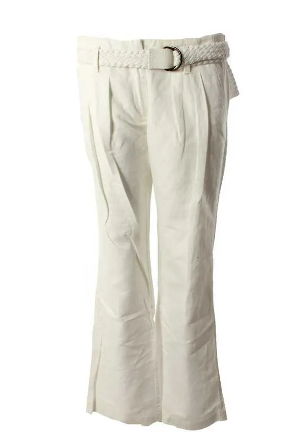 Tommy Hilfiger - Kostymbyxor - Vit - Dam - Storlek: L,M